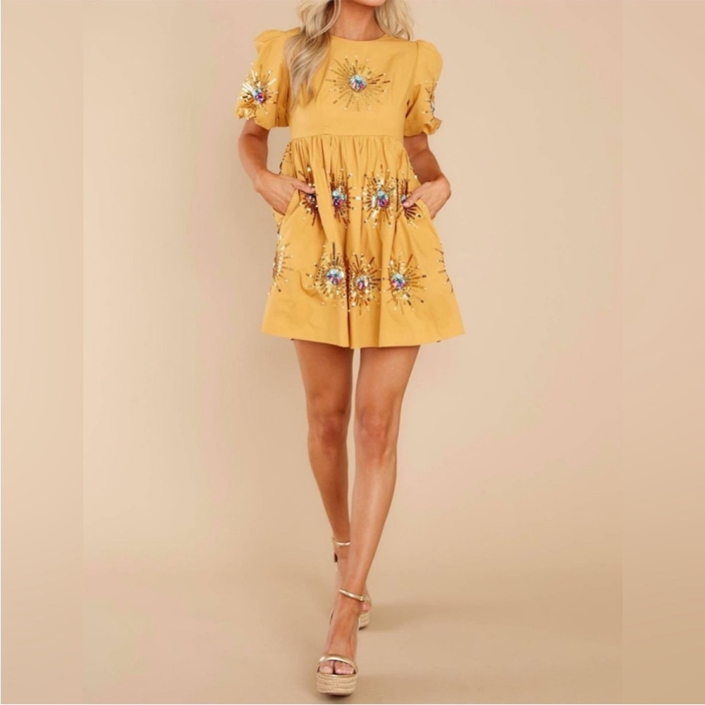 Queen of Sparkles Sunshine Dress